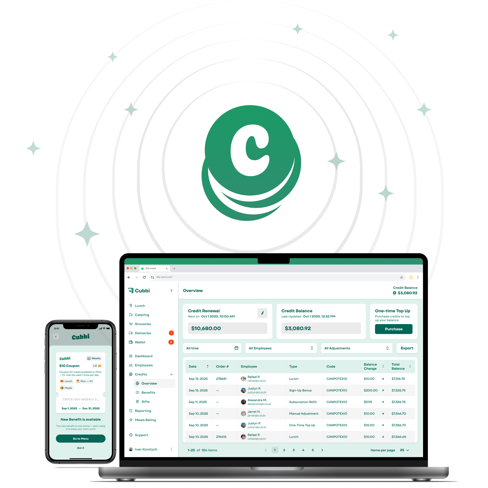 Cubbi Credit Dashboard