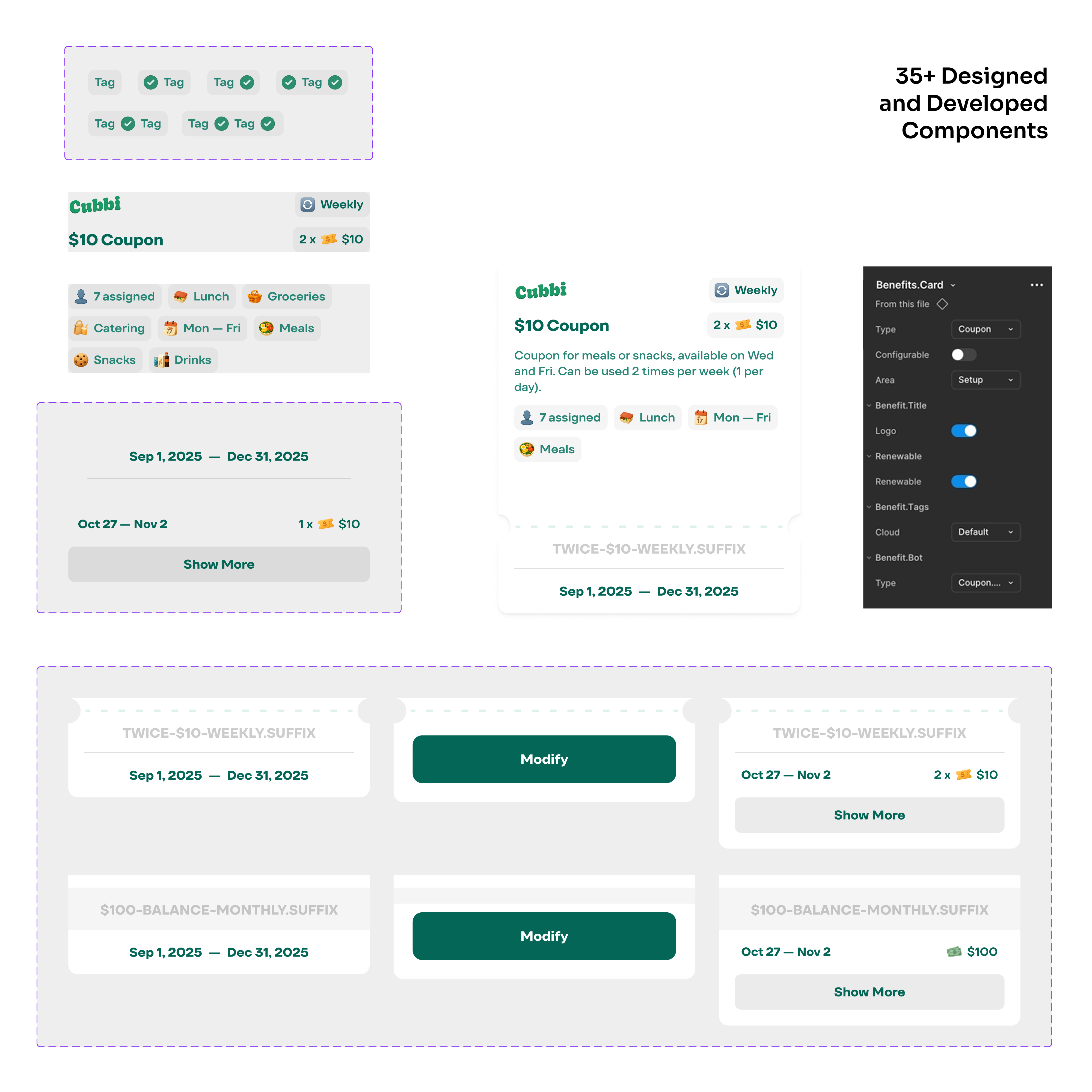 Design system components