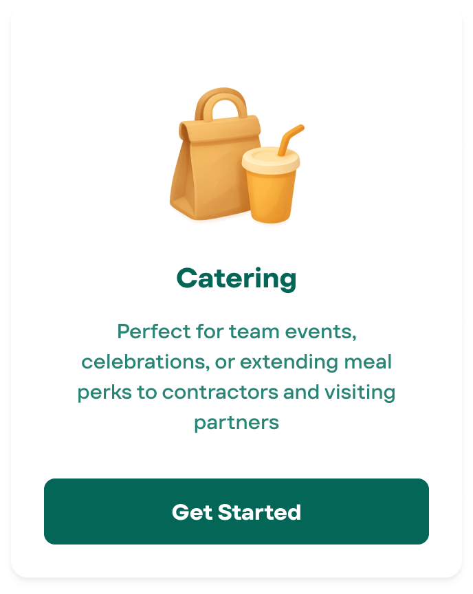 Empty state — Catering
