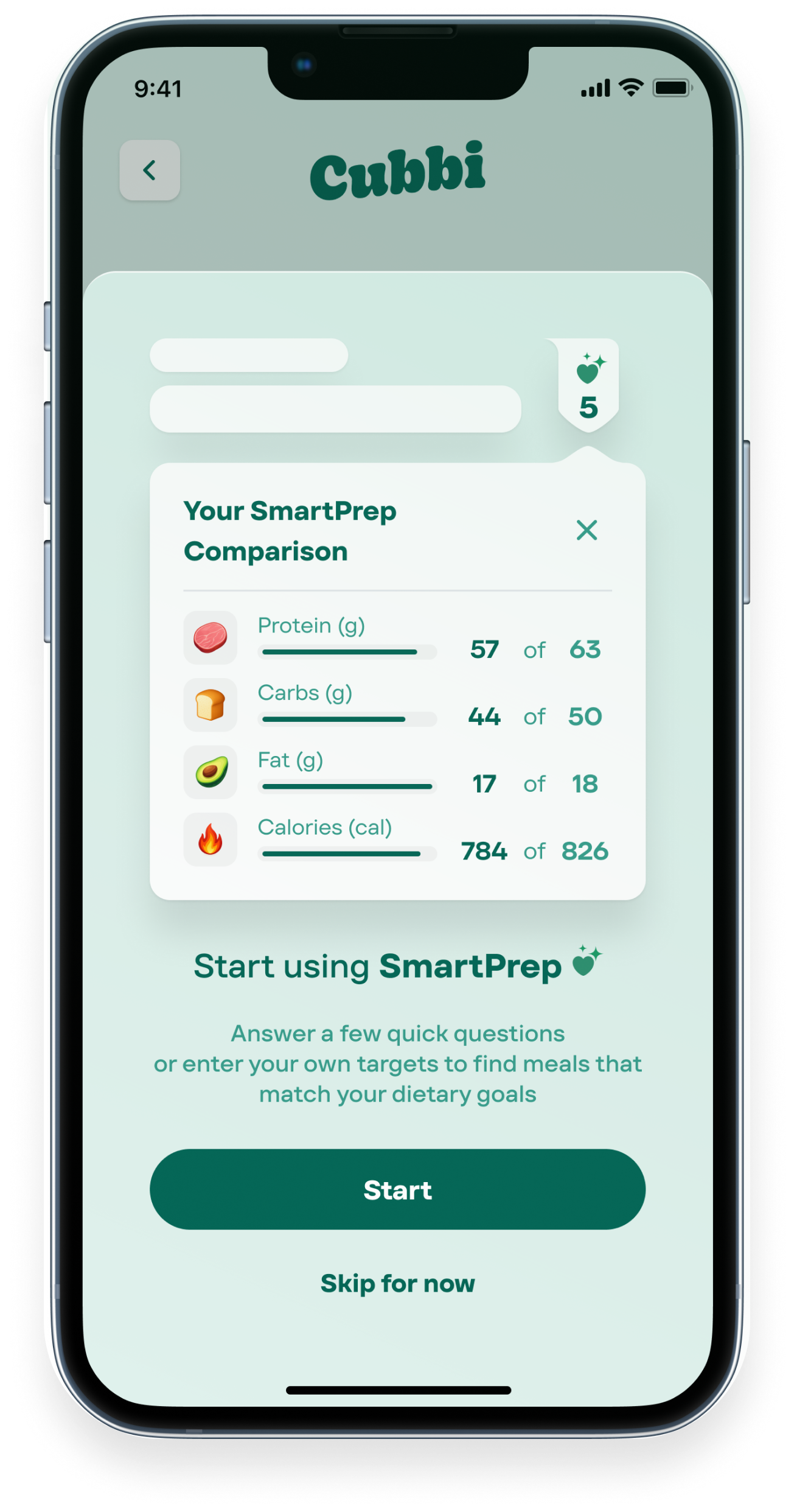 In-app sheet — first visit after launch