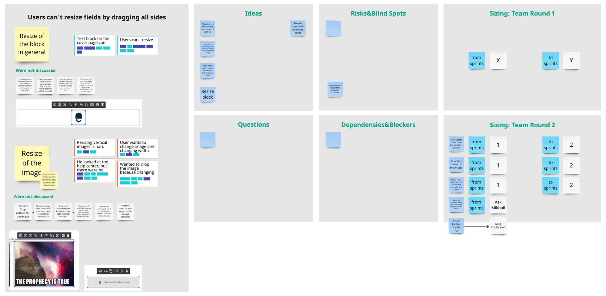 Research synthesis workshops — block and field problem mapping