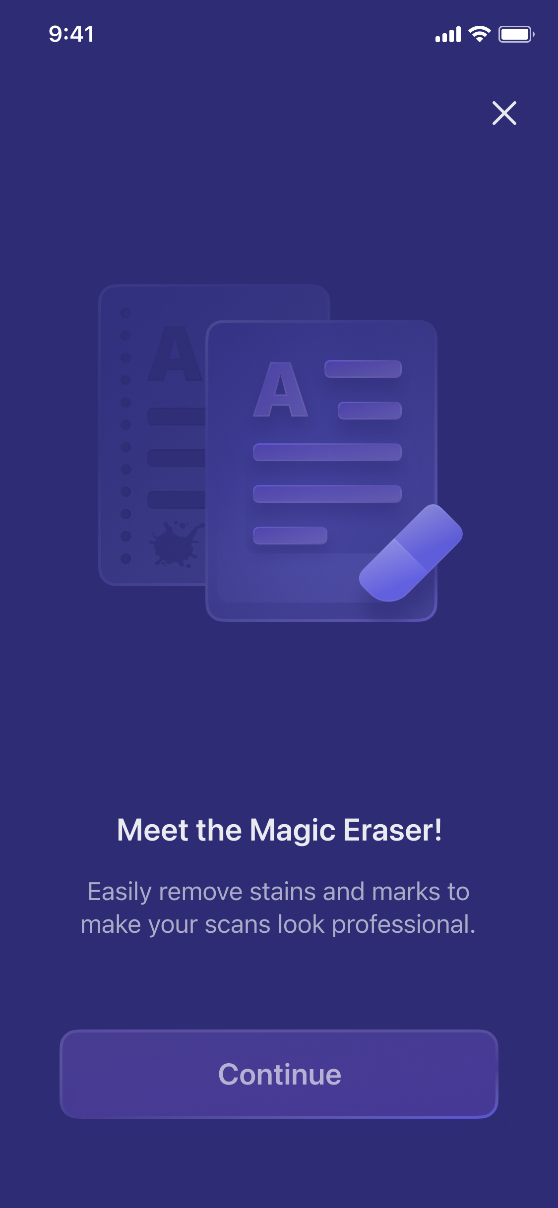 Magic Eraser — background restoration after redaction