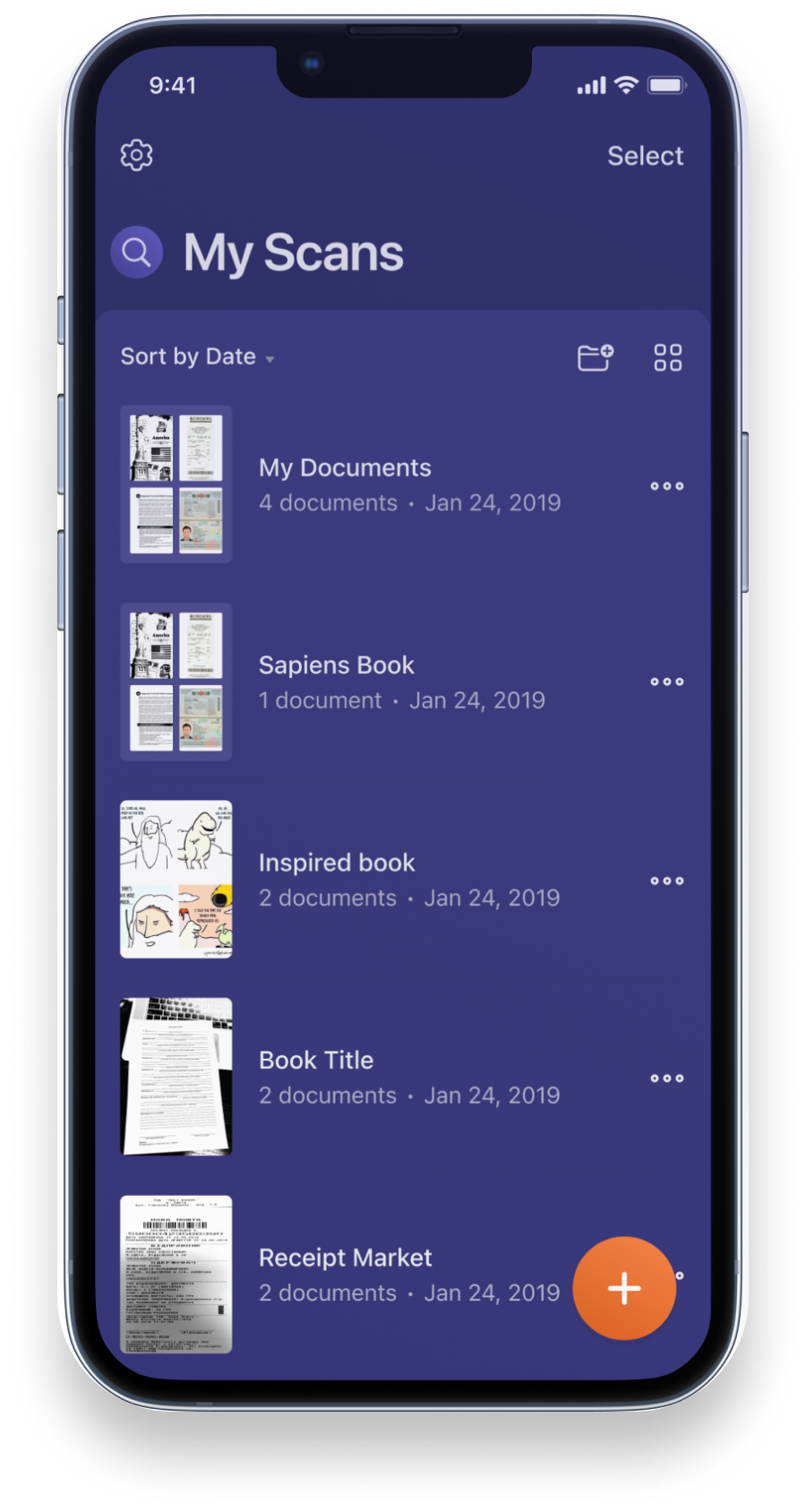 Repository — grid view redesign