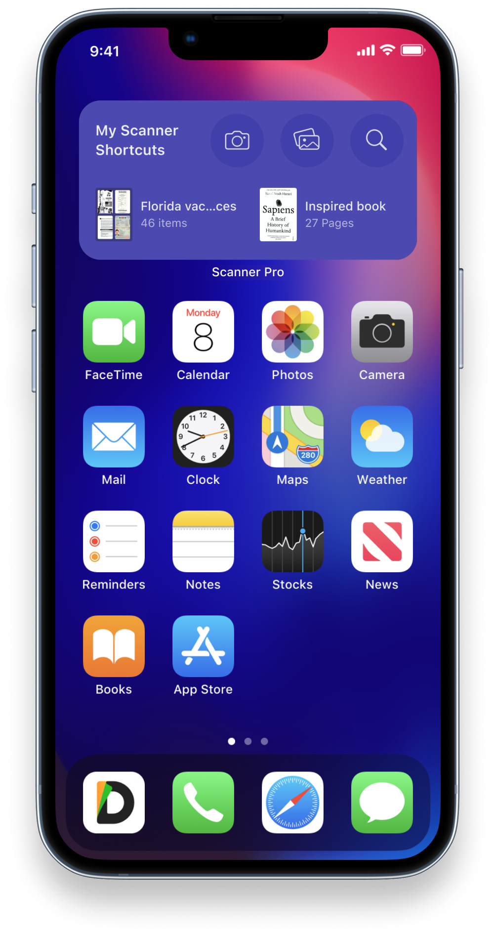 Widgets — lock screen